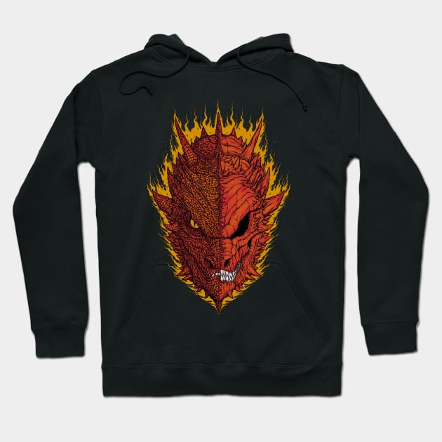 Fire and Death Hoodie by pigboom